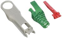 Platinum Tools 100042GR-C Platinum EZ-Data Lock Set - Standard RJ45/EZ-RJ45 Cat6, Green