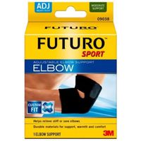3M Health Care 09038EN Elbow Support, Adjustable, One Size, Black (Pack of 12)