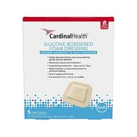 Cardinal Health Silicone Bordered Foam 6in x 6in