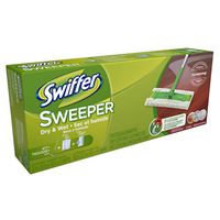 Swiffer Starter Kit - Sweeper with 8 Cloths Kit (Pack of 9)