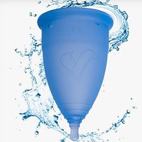 V CUPS Model 2 Royal Blue Menstrual Cup Made in The USA