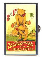 Teddy Bear Toffee Liverpool Vintage Ad Decorative Pill Box