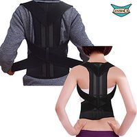 Back Support Belt for Men and Women- Relief Back Pain- Adjustable Posture Corrector Device- Spine Straightening (L)