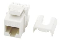 Legrand - On-Q WP3475WH Cat5e RJ45 Quick Connect Keystone Insert with 110 Punch-Down, White