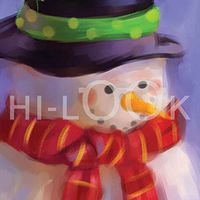 Hi-Look Microfiber Cleaning Cloth - Snowman I