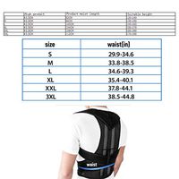Back Posture Magnetic Shoulder Corrector Support Brace Belt Therapy Men Women - HHmei Men and Women Anti-Humpback Correction Belt Adjustable Body Shaping Corrector (XL)