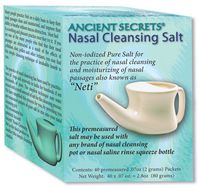 Ancient Secrets Nasal Cleansing Salt Packet 40 ct