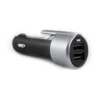 Xscape Dual USB Car Charger with Safety Hammer and Seatbelt Cutter by RapidX