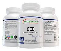 NutraBulk Creatine Ethyl Ester HCL (CEE) 750mg Capsules 250 Count