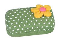 Myopic Contact Lens Case Colored Lenses Case Cute Care Storage Case Green Points