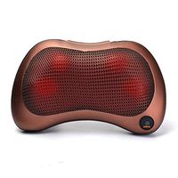 GOOACTION Neck and Back Massager Massage Pillow with Heat, Shiatsu and Deep Tissue Kneading for Shoulder, Neck, Back and Muscle Pain Relief, Use at Home Office and Car