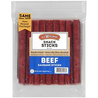 Old Wisconsin Beef Sausage Snack Sticks, Naturally Smoked, Ready to Eat, High Protein, Low Carb, Keto, Gluten Free, 26 Ounce Resealable Package