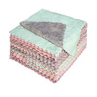 BABRIC Microfiber Cleaning Cloth Dust Rag Dust Cloths Cleaning Towels Multi-Functional Washable Reusable Household Cleaning Cloths for House Furniture Table Kitchen Dish Window Glasses [Pack of 10]
