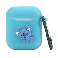 Hosston Kpop BTS AirPods Case, Shockproof and Drop Proof Soft Skin Airpods Silicone Protective Cover Case Compatible with Apple Airpods Charging Case(Style 15)