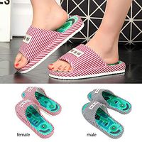 Enjoygous 1 Pair Acupressure Foot Massage Slippers Acupuncture Acupoint Massage Sandals Shoes, Reflexology Health Shoes for Men Women, Popular in The World (Couple)