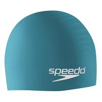 Speedo Silicone Solid Swim Cap, Dark Teal, One Size