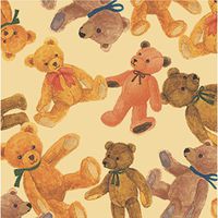 TAKA Roll Wrapping Paper 10 Sheets of Bear Plusieurs 20.7 in x 29.5 in (Made in Japan) 49-7311