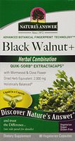 Nature's Answer Black Walnut and Wormwood| Promotes Overall Health and Well-being | Vegan, Gluten-Free, Non-GMO & Kosher Certified | Vegetarian Extract Capsules 90Ct