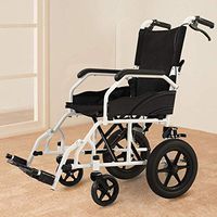 Yadianna Medical Rehab Chair, Wheelchair,Lightweight Folding Wheelchair Driving Medical, Small Ultra Light Portable Handicapped Trolley Elderly Elderly Multi-Function Scooter