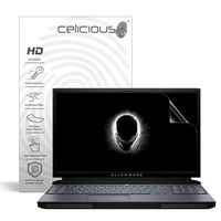 Celicious Vivid Invisible Glossy HD Screen Protector Film Compatible with Dell Alienware Area 51M [Pack of 2]
