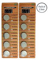 ARC 5 Piece Card of Lithium Batteries - Size CR2032: BA-02032-Z02 : (Pack of 2 Sets)
