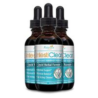 IntestiClear - Advanced Intestinal Support for Humans | All-Natural Liquid Formula for 2X Absorption | Bonus Liver Support - Wormwood, Black Walnut, Ginger & More