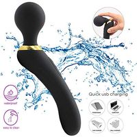 Personal Yoga Aerobics Waterproof Muscle Therapy Massage Wireless Rechargeable 10 Modes LED Tip Lights Toysfor Linger Woman Monter