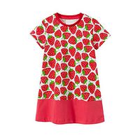 Londony Toddler Kids Infant Baby Girls Strawberry Print Dresses Clothes Outfits