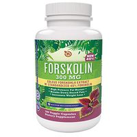 Pure Forskolin Extract Coleus Foskohlii Standardized Forskolin Maximum Potency Best Forskolin Pure Weight Loss Pills That Work as a Powerful Appetite Suppressant and Fat Burner 180 Veggie Capsules