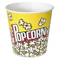 SCCVP85 - Paper Popcorn Bucket, 85 Oz, Popcorn Design, 15/Pack
