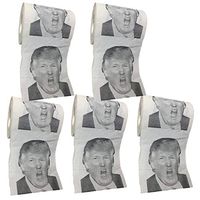 5 Roll Donald Trump Toilet Paper 5 Roll Novelty Political Gag Gift (5)