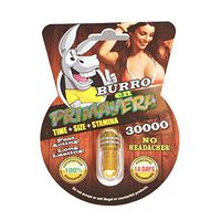 Burro en Primavera 30000, Energy Capsules Supplement for Men Male Pills (5 Pack)