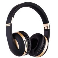 sholdnut Bluetooth Headphones Over Ear, Bluetooth 5.0 Foldable Wireless Headset with Built-in Mic, Micro SD/TF, FM Radio, Soft Earmuffs & Light Weight for Cell Phone PC TV Travel