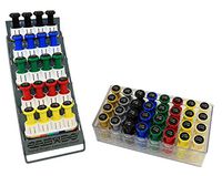 CanDo 10-3845 Digi-Flex Multi Large Clinic Pack, Deluxe, 5 Pre-Built Multis Plus 32 Button Set with Rack