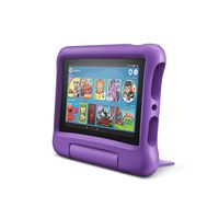 Fire 7 Kids Edition Tablet, 7" Display, 16 GB, Purple Kid-Proof Case