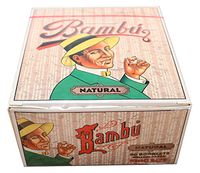 Bambu Natural King Size Rolling Papers, 50 Booklets