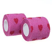 5 Rolls Self-Adherent Bandage, Bandages Tape,Sports Tape, Ankle Tape, Self-Adhesive Bandages, Self-Adhesive Pet Elastic Bandage Injury Wrap Tape for Wrist, Ankle Sprains & Swelling