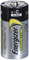 Energizer Industrial C Alkaline Battery, 9 Volt, 12 Batteries per Pack - 6 Packs per case