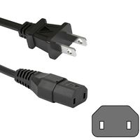 2-Prong Power Cord for Polk Audio AM1805 SurroundBar powered subwoofer - NEW