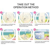 RUIMING Menstrual Cup - Reusable Period Cup Medical-Grade Silicone Alternative Cloth Sanitary Napkins and Tampons, Sterilized Pack Unique Discharge Valve