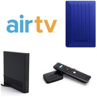 AirTV MINI With AirTV Dual Tuner Classic Streamer for Local Channels | 80 GB External Hard Drive and 25 Dollar Sling TV Credit