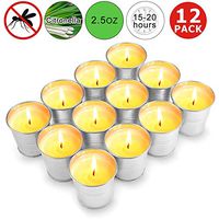 MEIGAO Citronella Scented Candles Gift Set Soy Wax Bucket Candle Seaside Escape Indoor and Outdoor 12-Pack