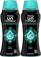 Downy Unstopables in-Wash Scent Booster Beads, Fresh, 14.8 Ounce (Pack of 2)