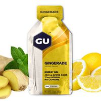 GU Energy Original Sports Nutrition Energy Gel, Gingerade, 24 Count Box