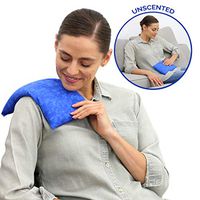Nature Creation Microwave Heating Pad | Portable Heating Pack for Cramps, Arthritis, Joints Pain, Soring Muscles & Aching Feet | Reusable Microwave Hot Pack for Pain Relief (Unscented Blue Marble)