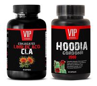 Fat Burner with Energy - CLA - HOODIA GORDONII - Combo - hoodia gordonii Pure - (2 Bottles Combo)
