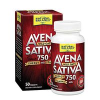 Natural Balance Avena Sativa Wild Oats 750 mg | 50 Tabs