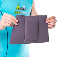 BraceAbility Foam Pressure Pad Insert for Back Brace | Soft & Comfortable Lumbar Padding for Low & Mid Back Support and Targeted Pain Relief (One Size)