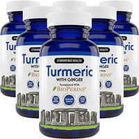 Stonehenge Health Turmeric Curcumin with Ginger - Highest Potency Available. 1,600 mg Turmeric with 95% Curcuminoids & BioPerine®. Supports Joint Pain & Inflammation, 60 Vegetarian Capsules (3 Pack)