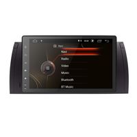 hizpo Android 9.0 Single Din Car Stereo Radio GPS Fit for BMW E46 3 Series 1998-2005 with Multimedia Bluetooth 4.0 WiFi Mirrorlink Steering Wheel Control 9 Inch Touch Screen+Optional 4G DVR OBD2 DAB+